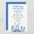 Search for bunny baby boy shower invitations Flowers