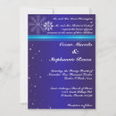 Search for snow flake invitations Blue