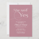 Search for she said yes invitations Modern