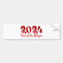 Search for new year bumper stickers Red