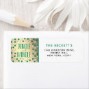 Search for winter party return address labels Green