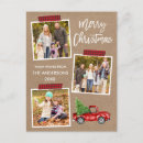 Search for kraft paper postcards Merry christmas