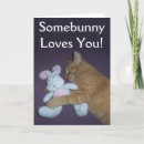 Search for cat lovers easter cards Bunny