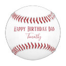 Search for birthday baseballs Dad