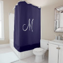 Search for navy blue and white shower curtains Elegant