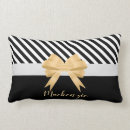 Search for black white bow cushions Cute