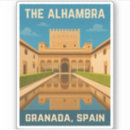 Search for alhambra granada stickers Landmark