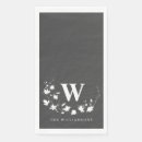 Search for black and white floral napkins Minimalist
