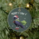 Search for crow christmas tree decorations Winter