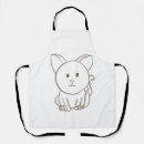 Search for sketches aprons Cat