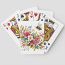 Search for bee playing cards Floral