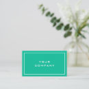 Search for turquoise business cards Company
