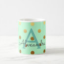 Search for gold polka dots mugs Modern