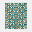 Search for art deco blankets Green