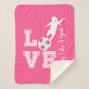 Search for girls soccer blankets Futbol