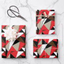 Search for geometric shapes wrapping paper Unique