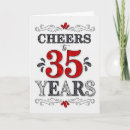 Search for 35th birthday cards Red