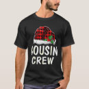 Search for cousin crew christmas tshirts Red