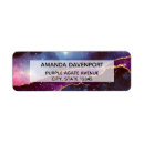 Search for purple and gold return address labels Abstract