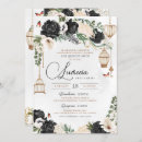 Search for black butterfly invitations Black and gold