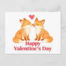 Search for love foxes postcards Couple