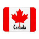 Search for canadian flag magnets Red maple leaf
