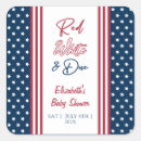 Search for star baby shower stickers 4th of july