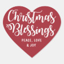 Search for love peace joy stickers White