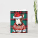 Search for bull terrier christmas cards Pets