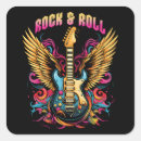 Search for rock n roll stickers Electric guitar