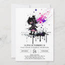 Search for ninja girl birthday invitations Boy