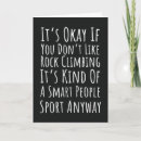 Search for rock climbing cards Funny