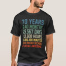 Search for turning 70 tshirts Vintage