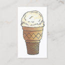 Search for vanilla business cards Ice cream