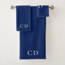 Search for navy and white bath towels Monogram monogrammed