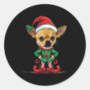 Search for funny chihuahua stickers Dabbing santa claus