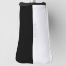 Search for plain golf head covers Black and white