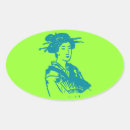 Search for japanese oval stickers Geisha