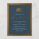 Search for gold ring wedding invitations Blue