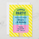 Search for kids summer birthday invitations Ice cream