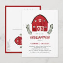 Search for barn birthday invitations Farm birthday party