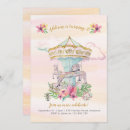 Search for merry go round birthday invitations Amusement park
