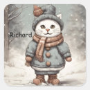 Search for watercolor snowman stickers Vintage