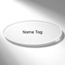 Search for oval name tags Company logo