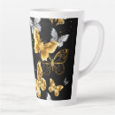 Search for gold butterfly mugs Black