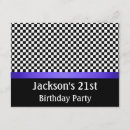 Search for blue race car invitations White