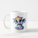 Search for cute dragon coffee mugs Kawaii