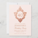 Search for vintage 40th birthday invitations Antique