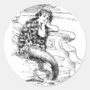 Search for vintage mermaids stickers Ocean
