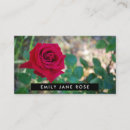 Search for red rose business cards Flowers